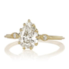 1.07ct Pear cut diamond Ring