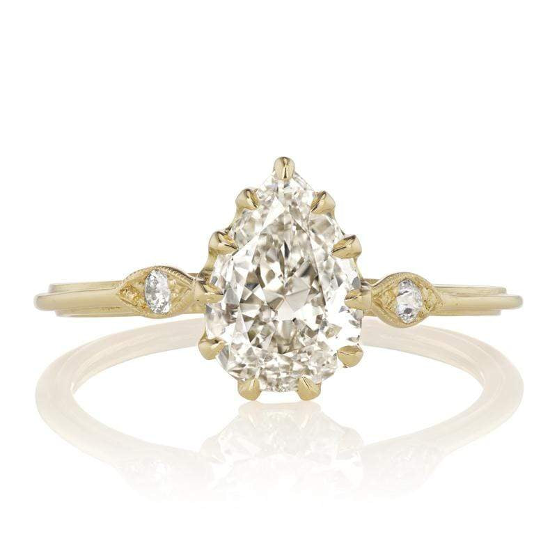 1.07ct Pear cut diamond Ring