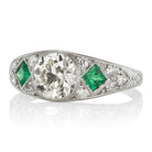 1.08ct Old European cut diamond Ring