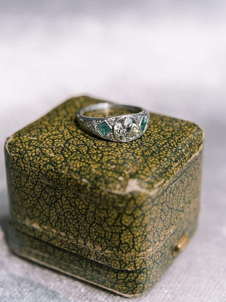 1.08ct Old European cut diamond Ring