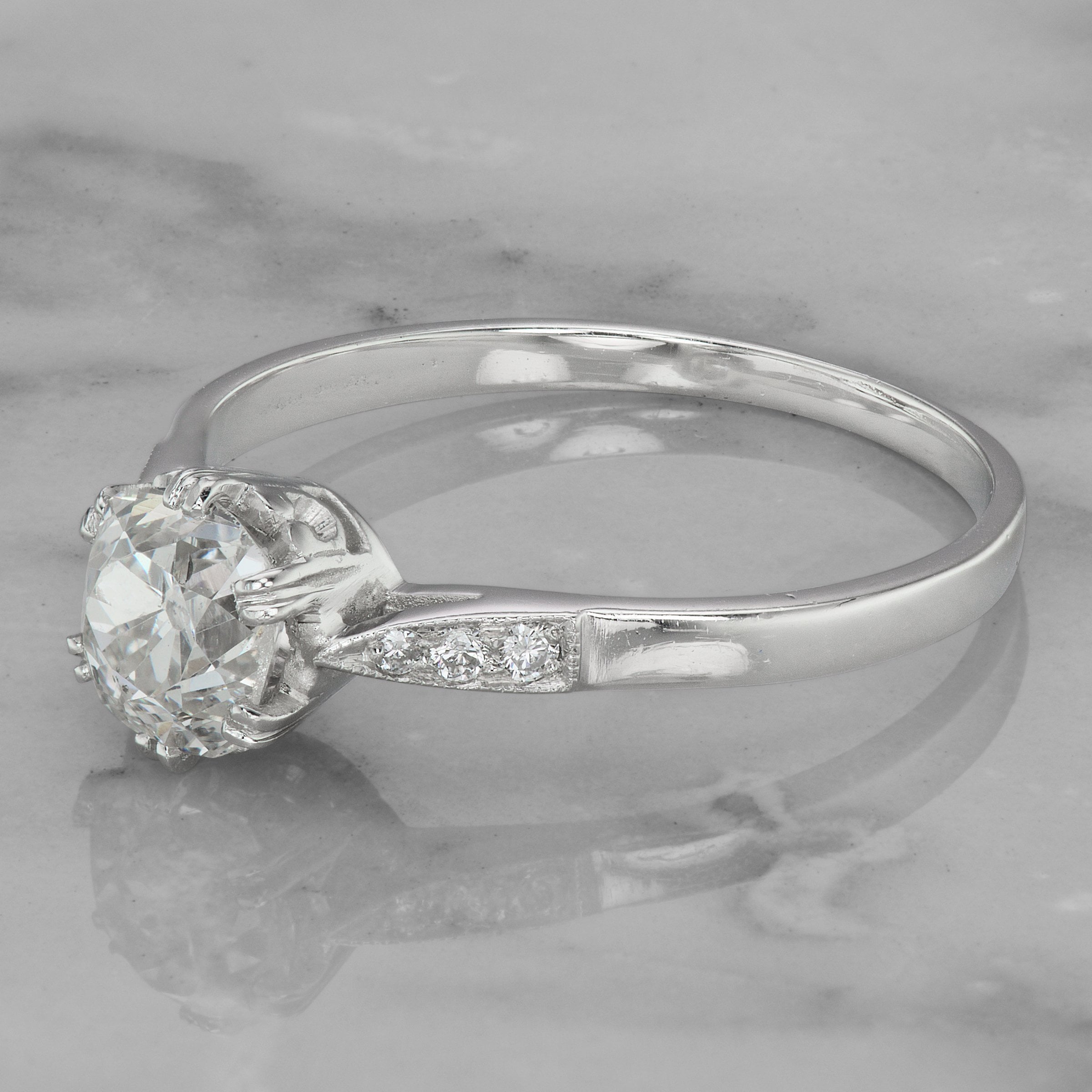 1.08ct old mine cut diamond