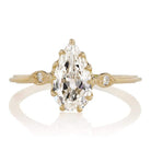 1.10ct Pear cut diamond Ring