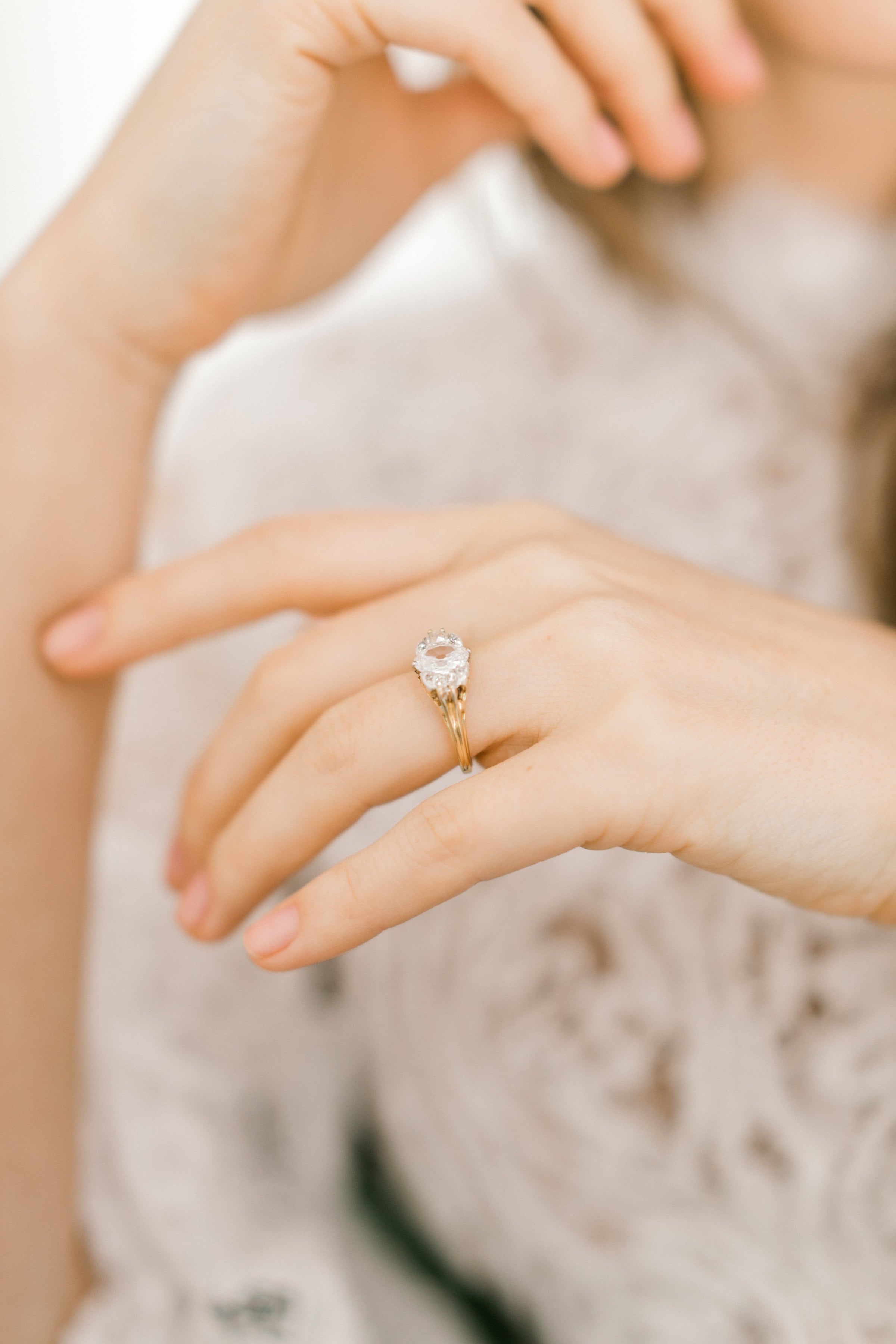 1.11 Carat Old Cut Oval Diamond