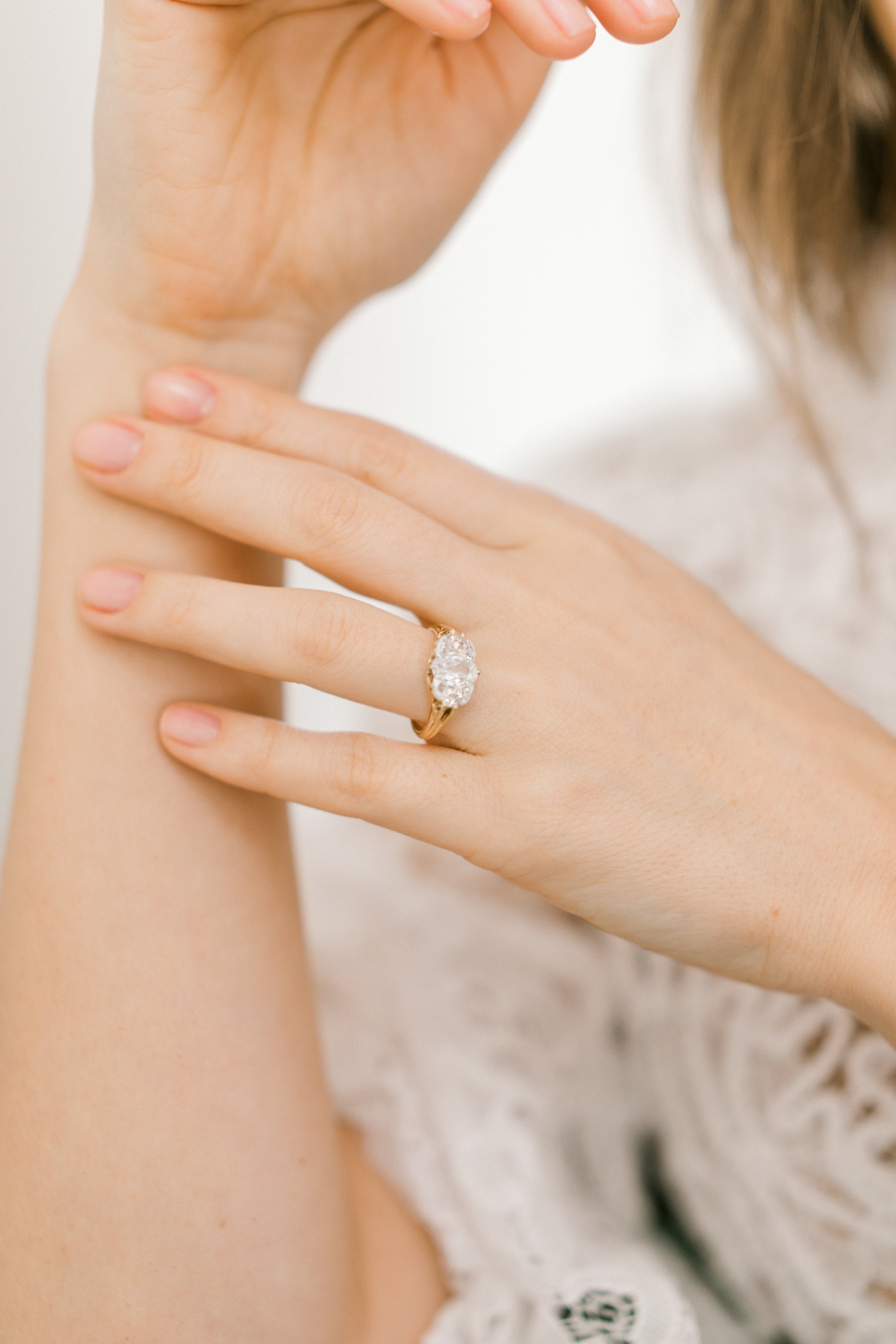 1.11 Carat Old Cut Oval Diamond