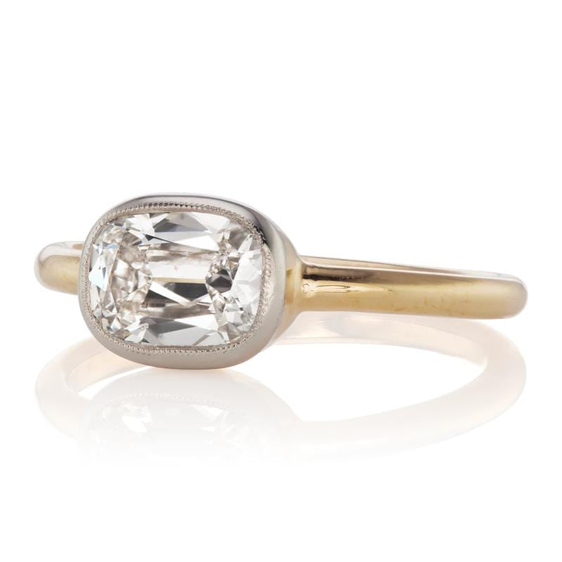 1.11ct old mine cut diamond Ring