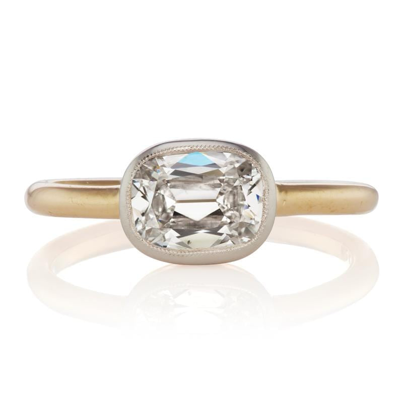 1.11ct old mine cut diamond Ring