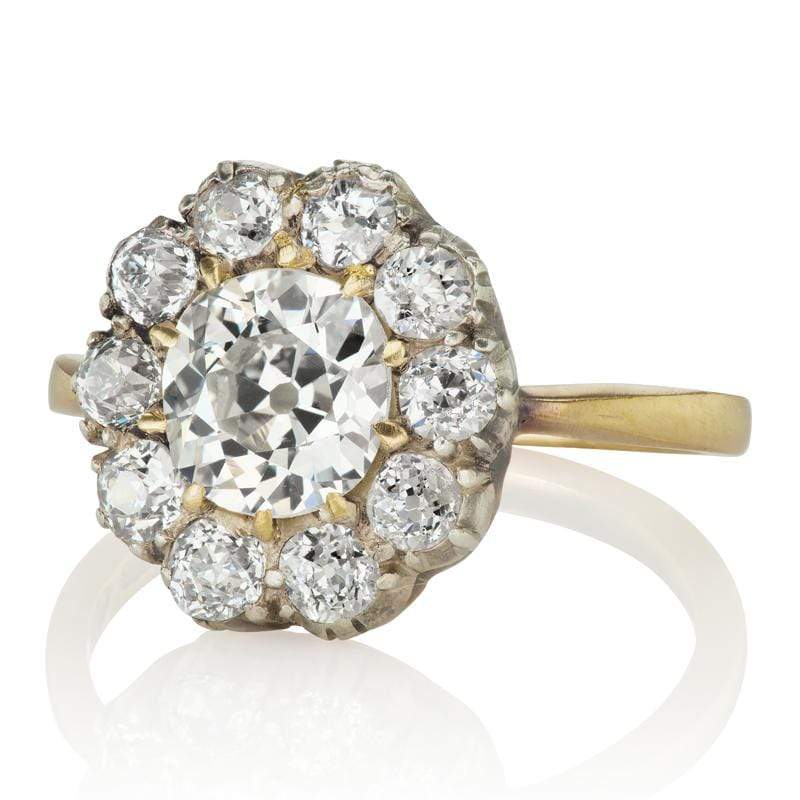 1.12ct old mine cut diamond