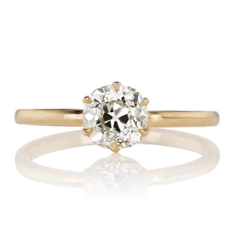 1.14ct old mine cut diamond Ring