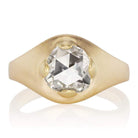 1.15 Heart Rose cut diamond Ring