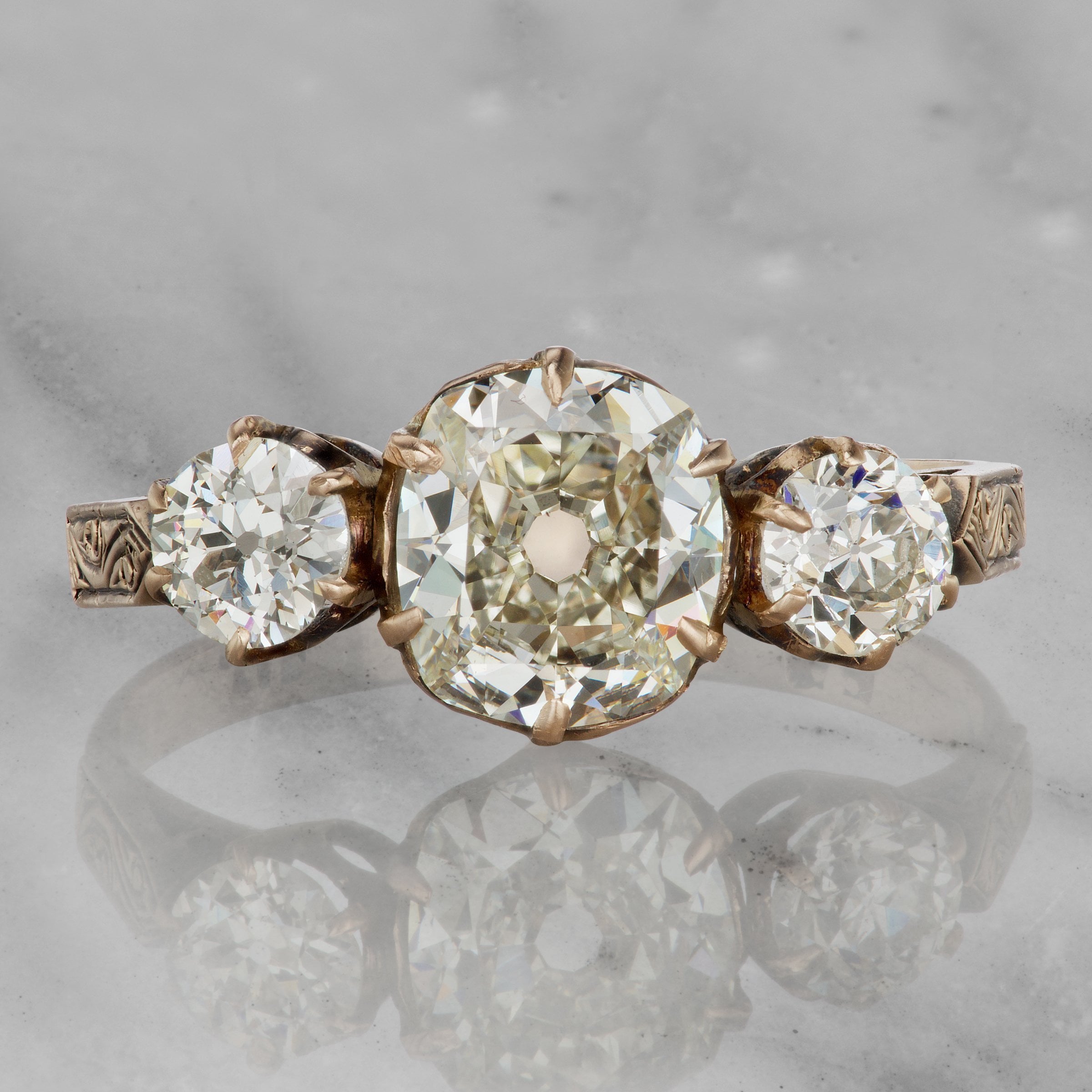 1.15ct old mine cut diamond