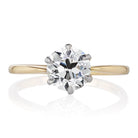 1.15ct Transitional cut diamond Ring