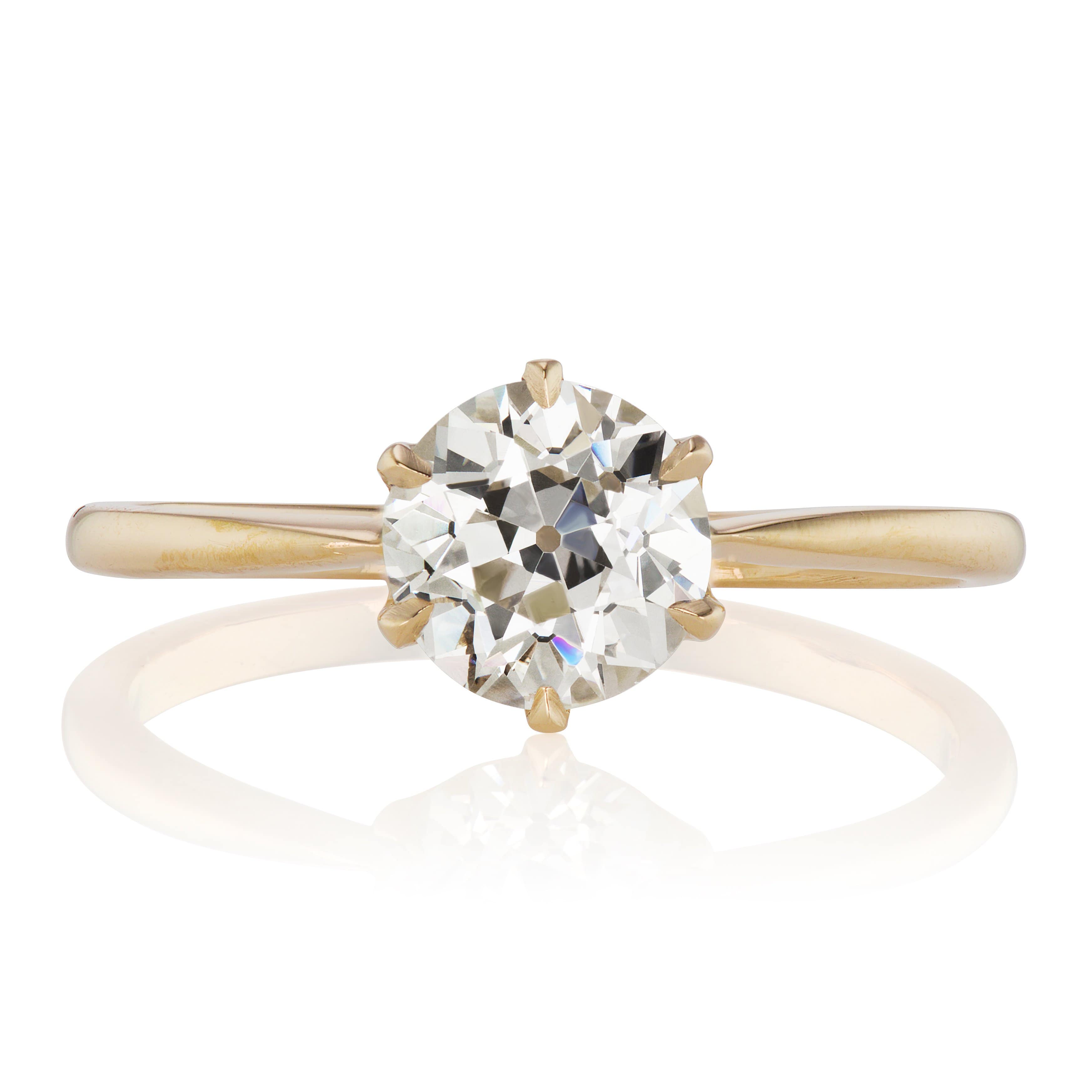 1.16ct old European cut diamond Ring