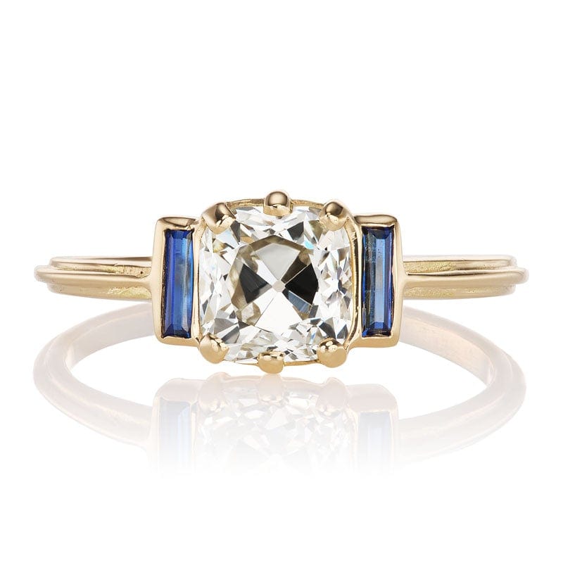 1.17 ct Old Mine Cut Diamond Ring