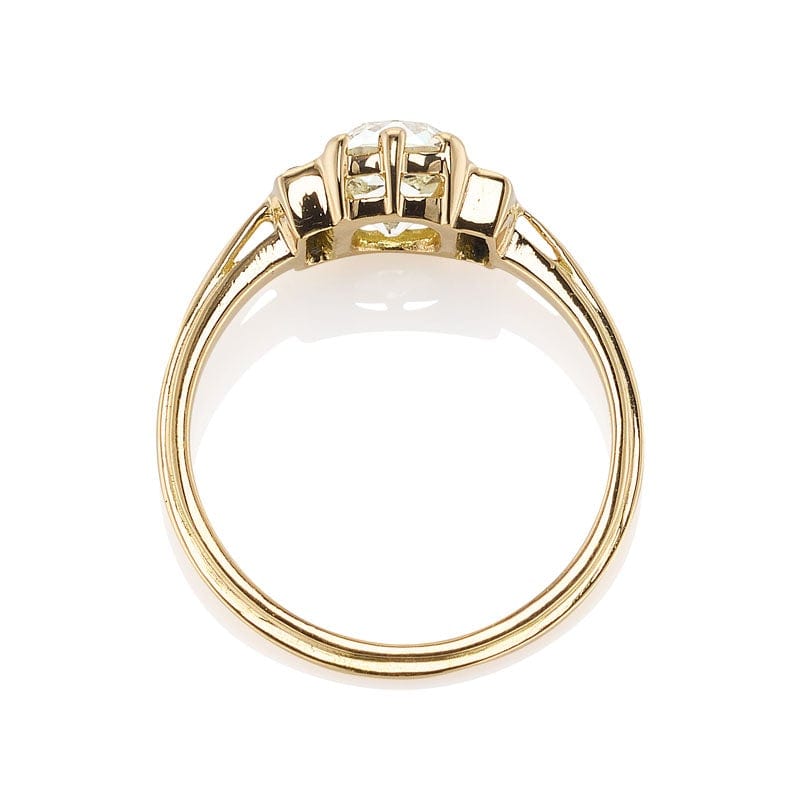 1-2 Carats gemstones  vintage engagement ring