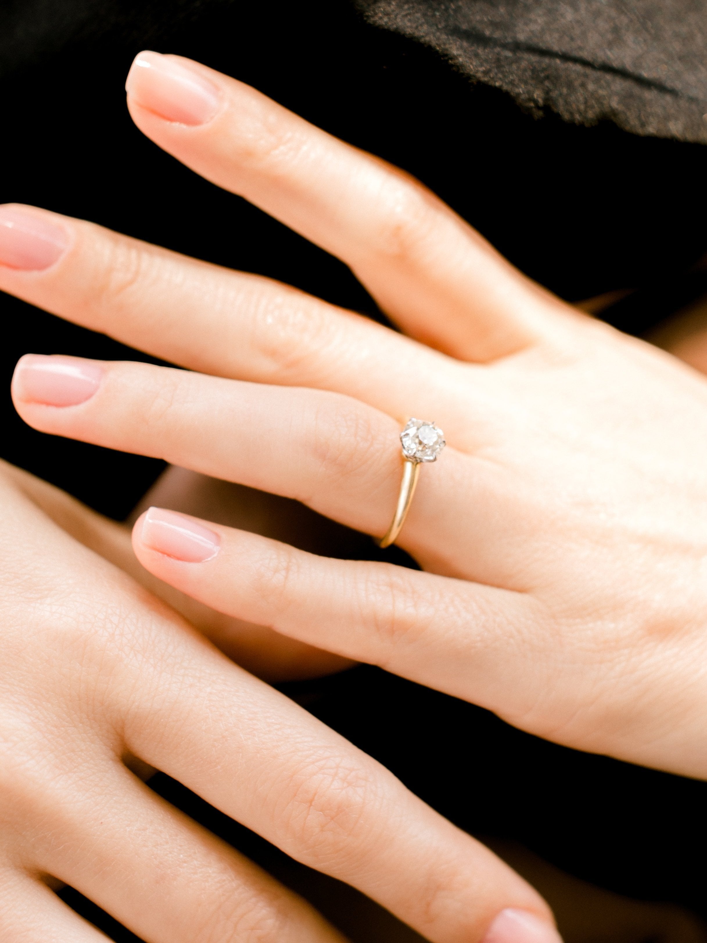 1.17ct old mine cut diamond