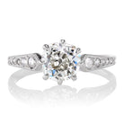 1.18 ct OEC Diamond in an 8 Prong Platinum Setting