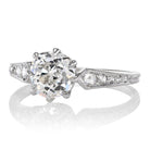 1.18 ct OEC Diamond in an 8 Prong Platinum Setting
