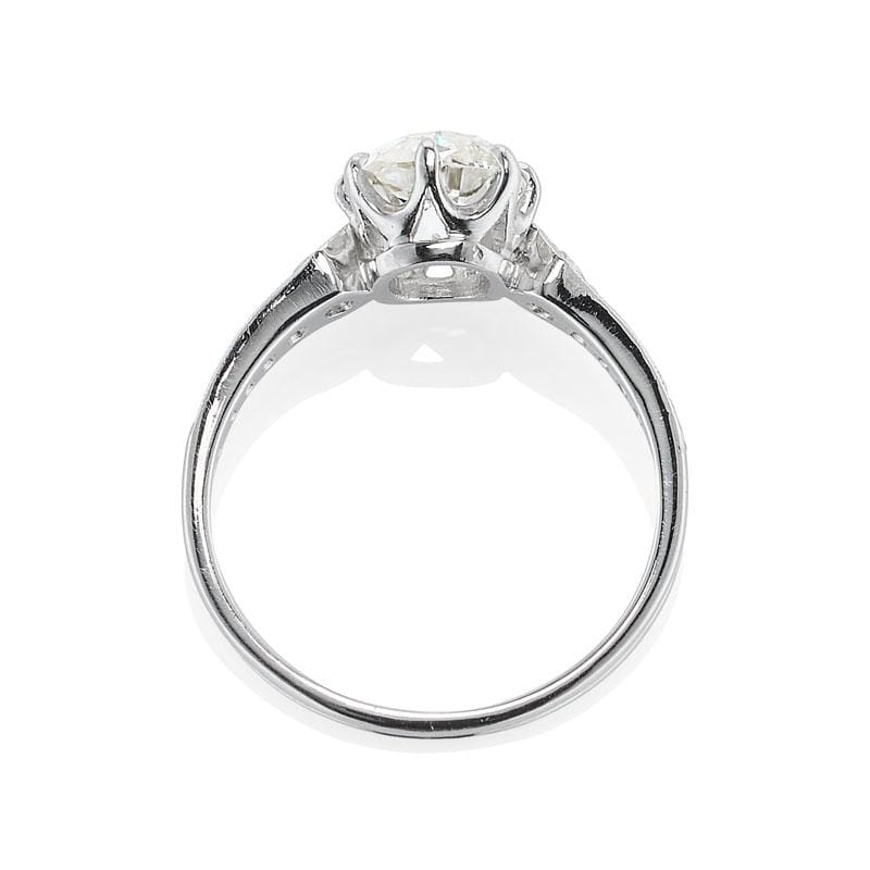 1.18 ct OEC Diamond in an 8 Prong Platinum Setting