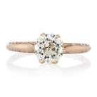 Rose Gold Edwardian Vintage Engagement Ring