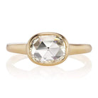 1.20ct Cushion Rose cut diamond Ring