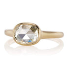 1.20ct Cushion Rose cut diamond Ring