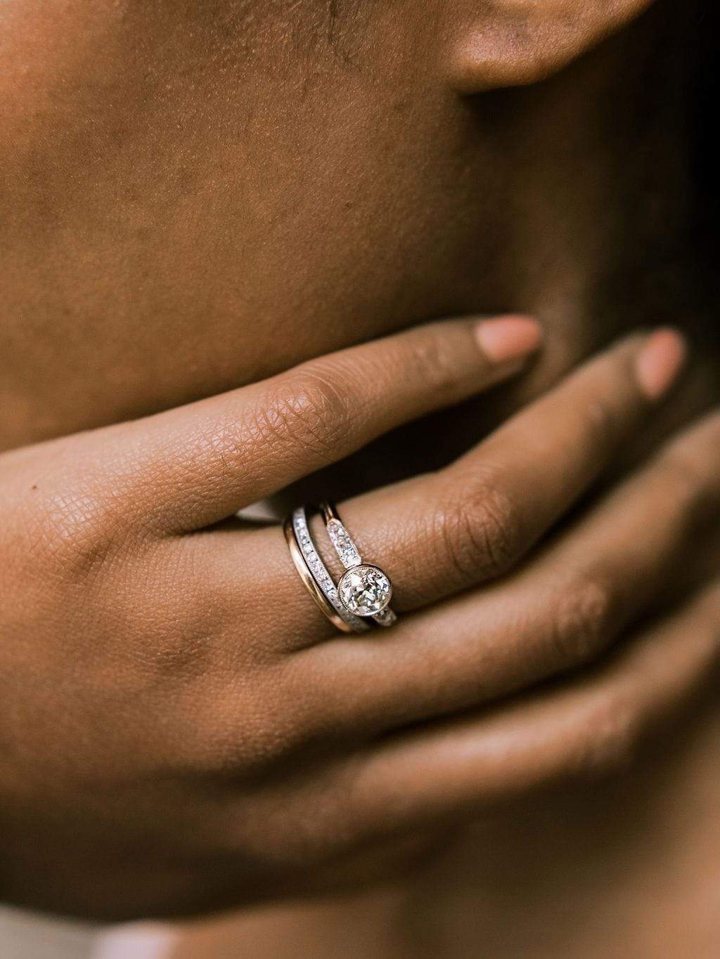 Old European cut diamond 