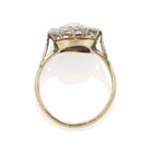 1.20ct Oval Rose Cut Diamond Ring