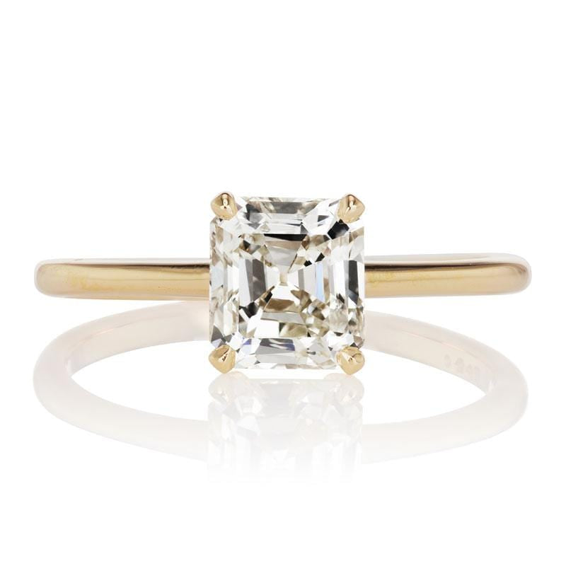 1.21 Carat Emerald Cut Diamond Ring
