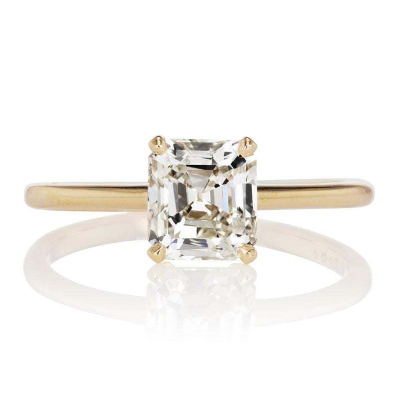  1.21 Carat Emerald Cut Diamond Ring