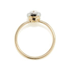 1.21 ct Bezel Set Diamond Solitaire Engagement Ring