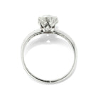 1.23 old European cut diamond 7 Diamond Engagement Ring