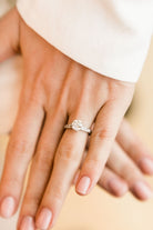 1.23 old European cut diamond 7 Diamond Engagement Ring