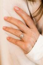 1.23 old European cut diamond 7 Diamond Engagement Ring