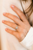 1.23 old European cut diamond 7 Diamond Engagement Ring