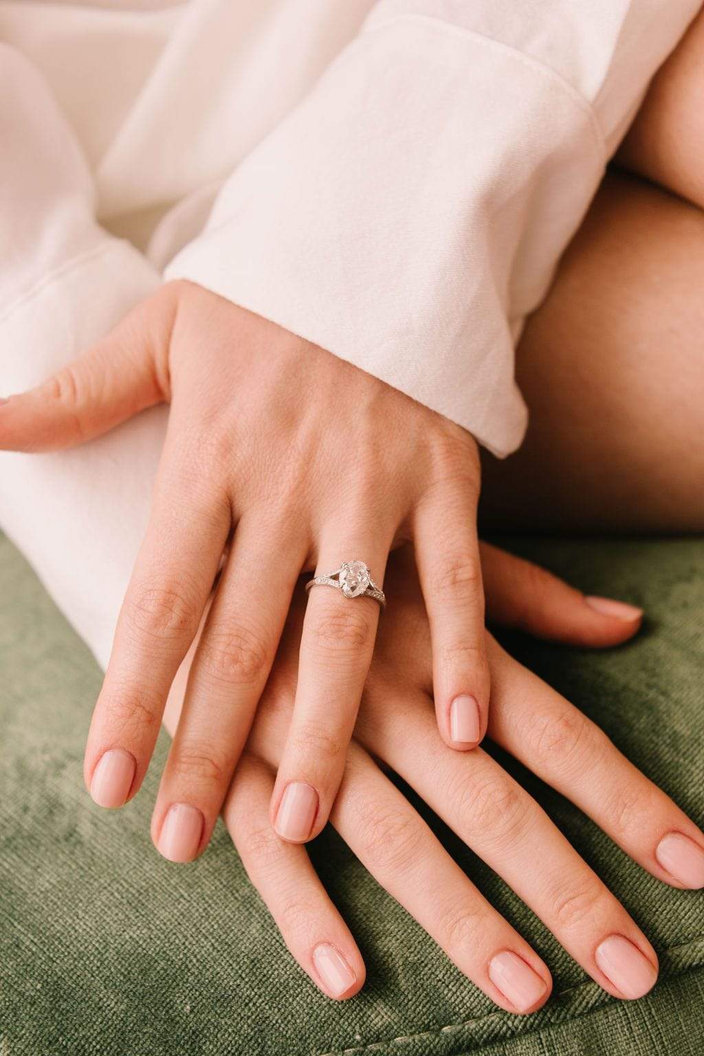 1.23ct antique Oval cut diamond