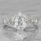 1.23ct Pear cut diamond