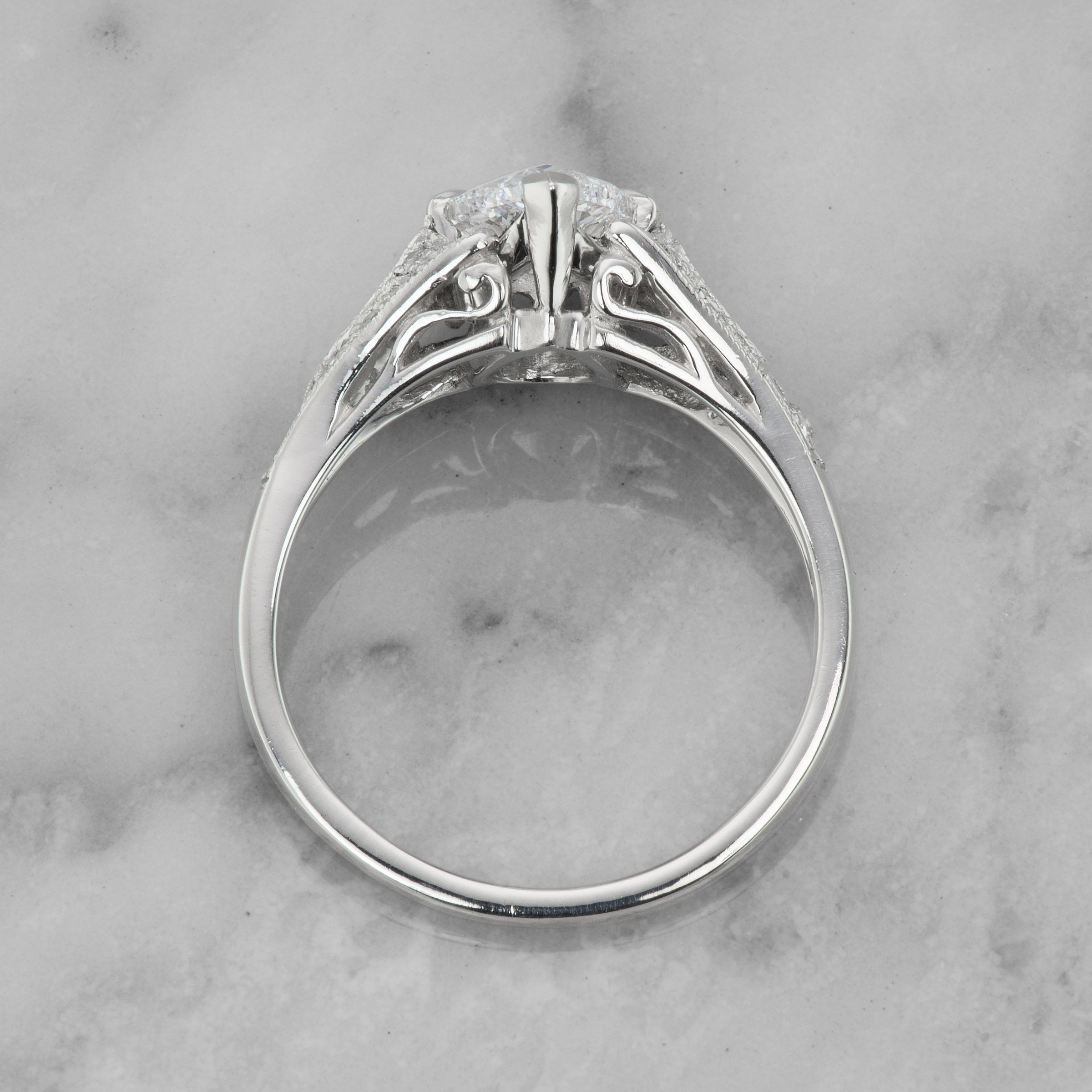 1.23ct Pear cut diamond