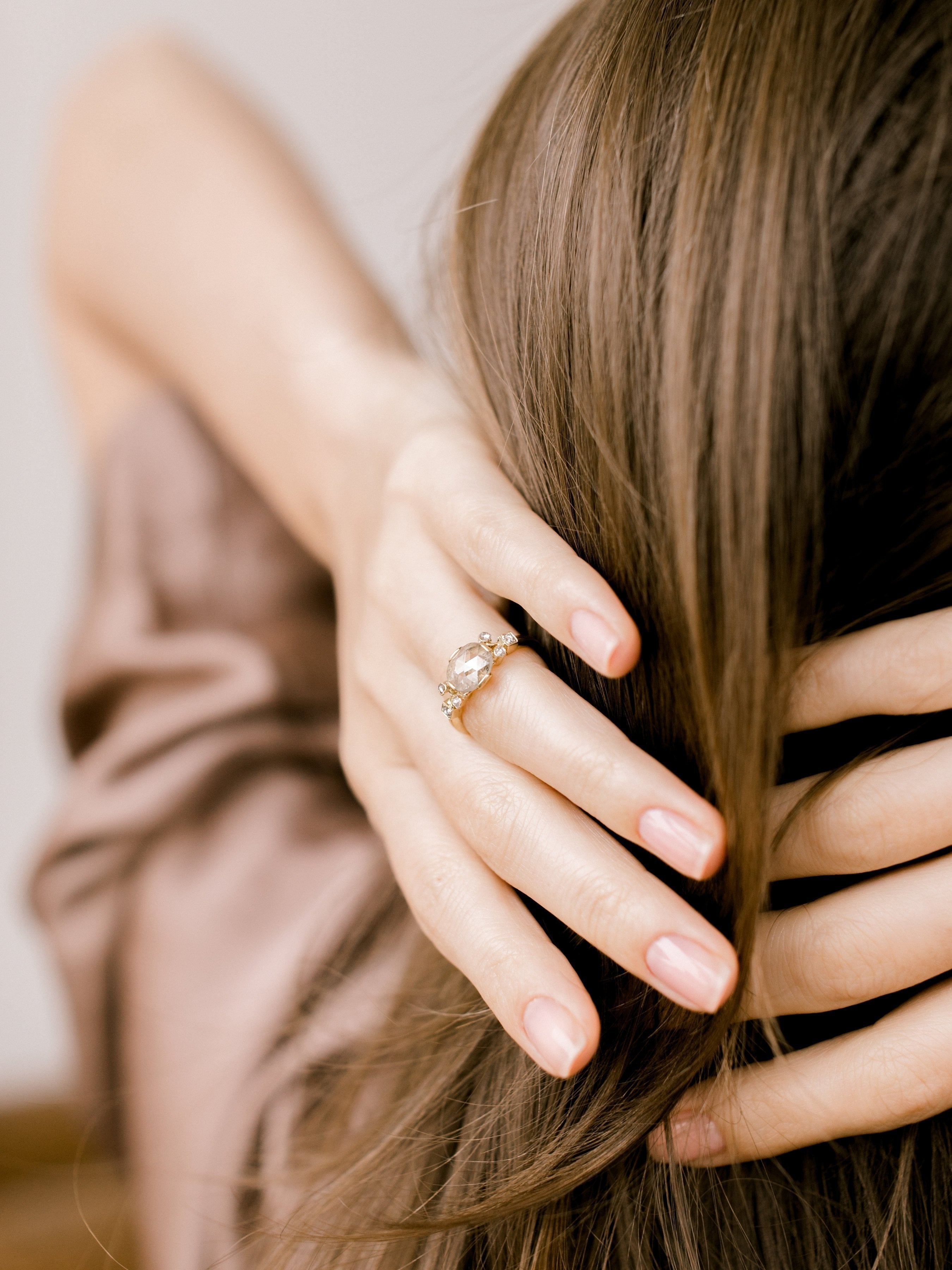 1.23ct Rose cut diamond