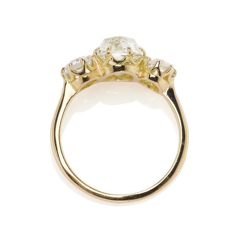 1.23ct rose cut diamond Ring
