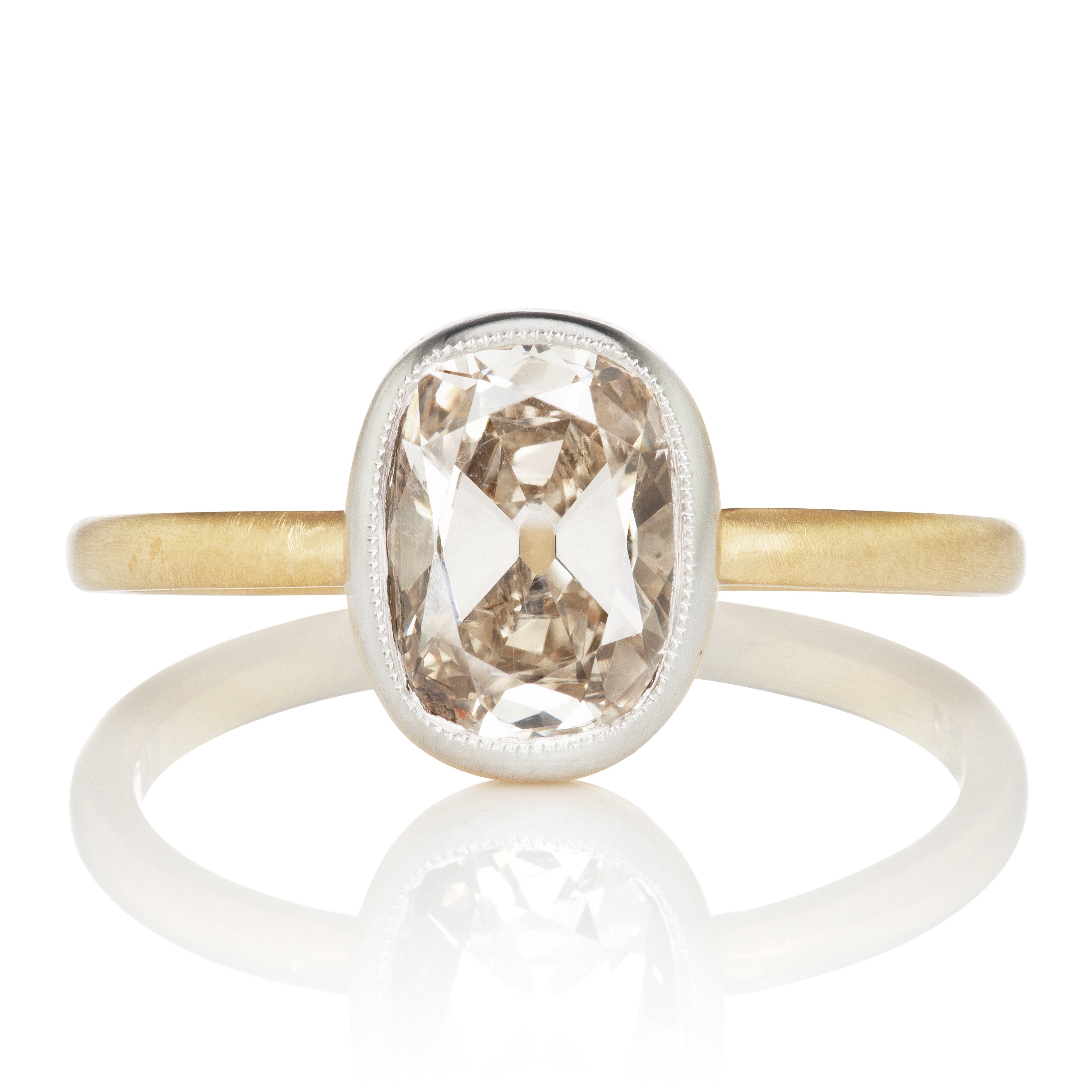 1.26ct old mine cut diamond