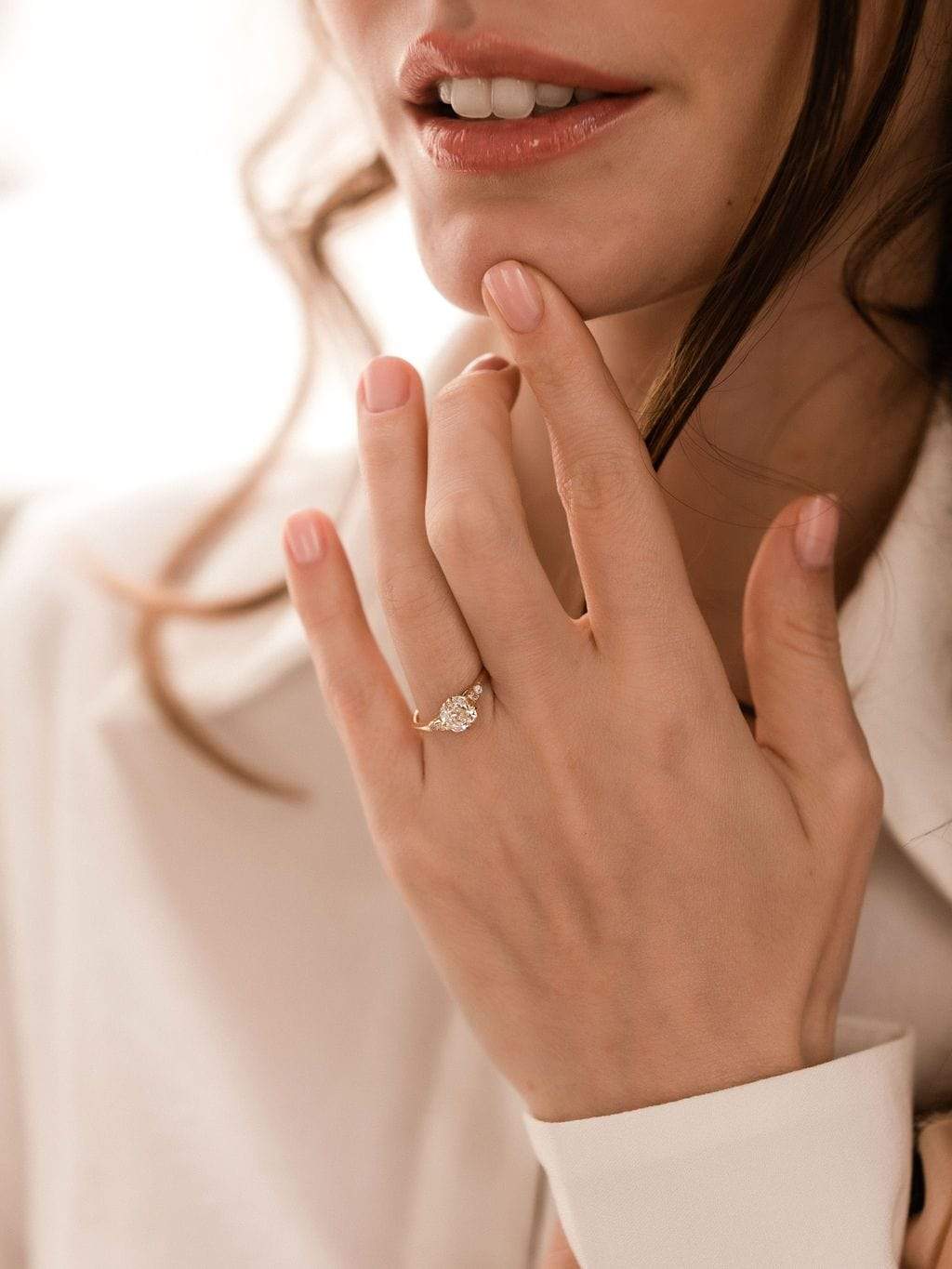 1.27ct old mine cut diamond