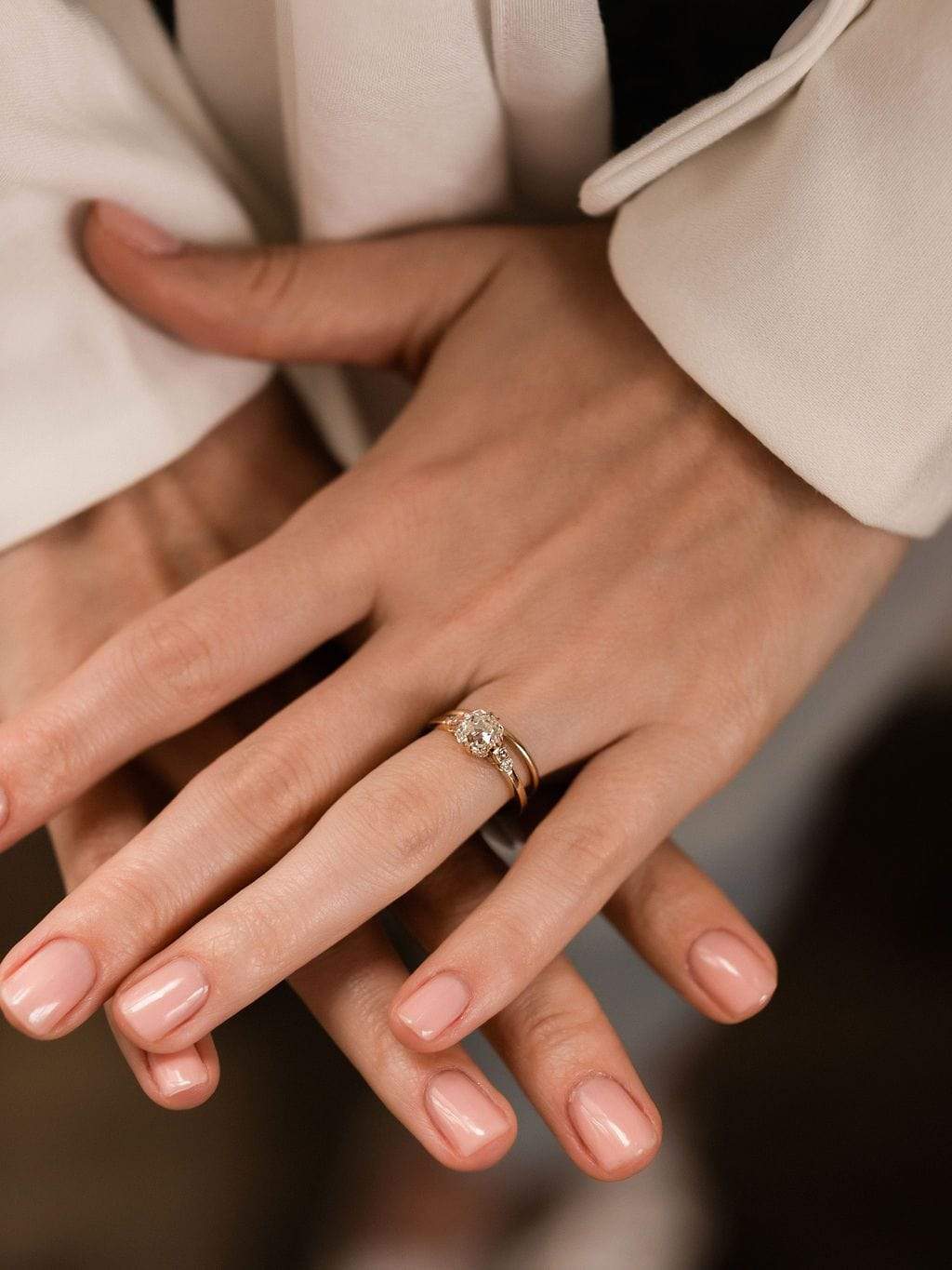 1.27ct old mine cut diamond