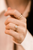 1.28ct Old Mine Cut Diamond 18k Yellow Gold Old Mine Cut Diamond Engagement Ring