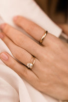 1.28ct Old Mine Cut Diamond 18k Yellow Gold Old Mine Cut Diamond Engagement Ring