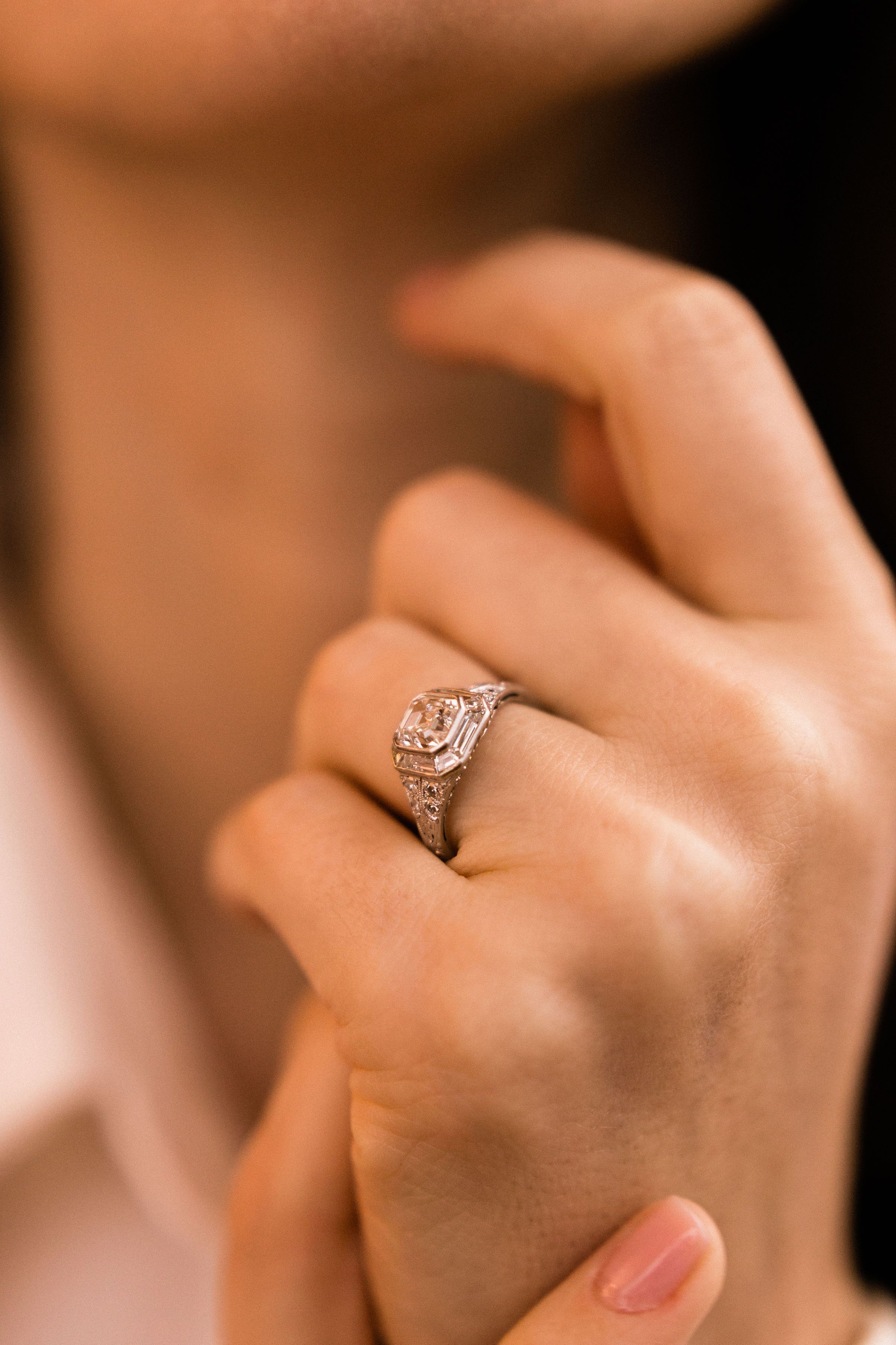 1.30ct Asscher Diamond