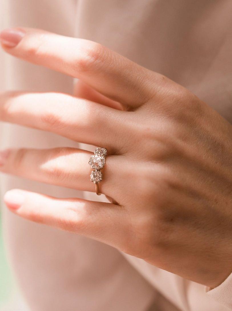 1.30ct old European cut diamond