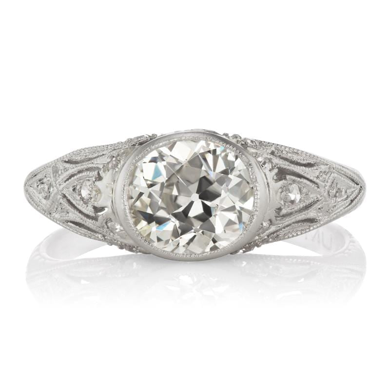 1.31ct old mine cut diamond Ring