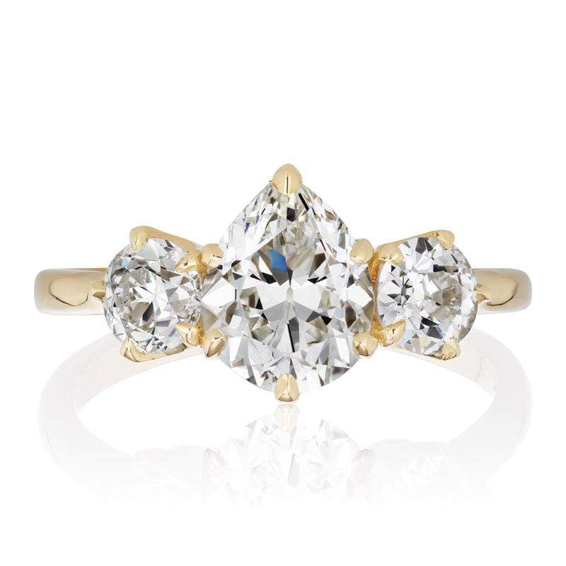 1.31ct Pear cut diamond Ring