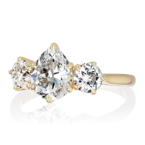 1.31ct Pear cut diamond Ring