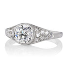Low Profile Vintage Engagement Ring